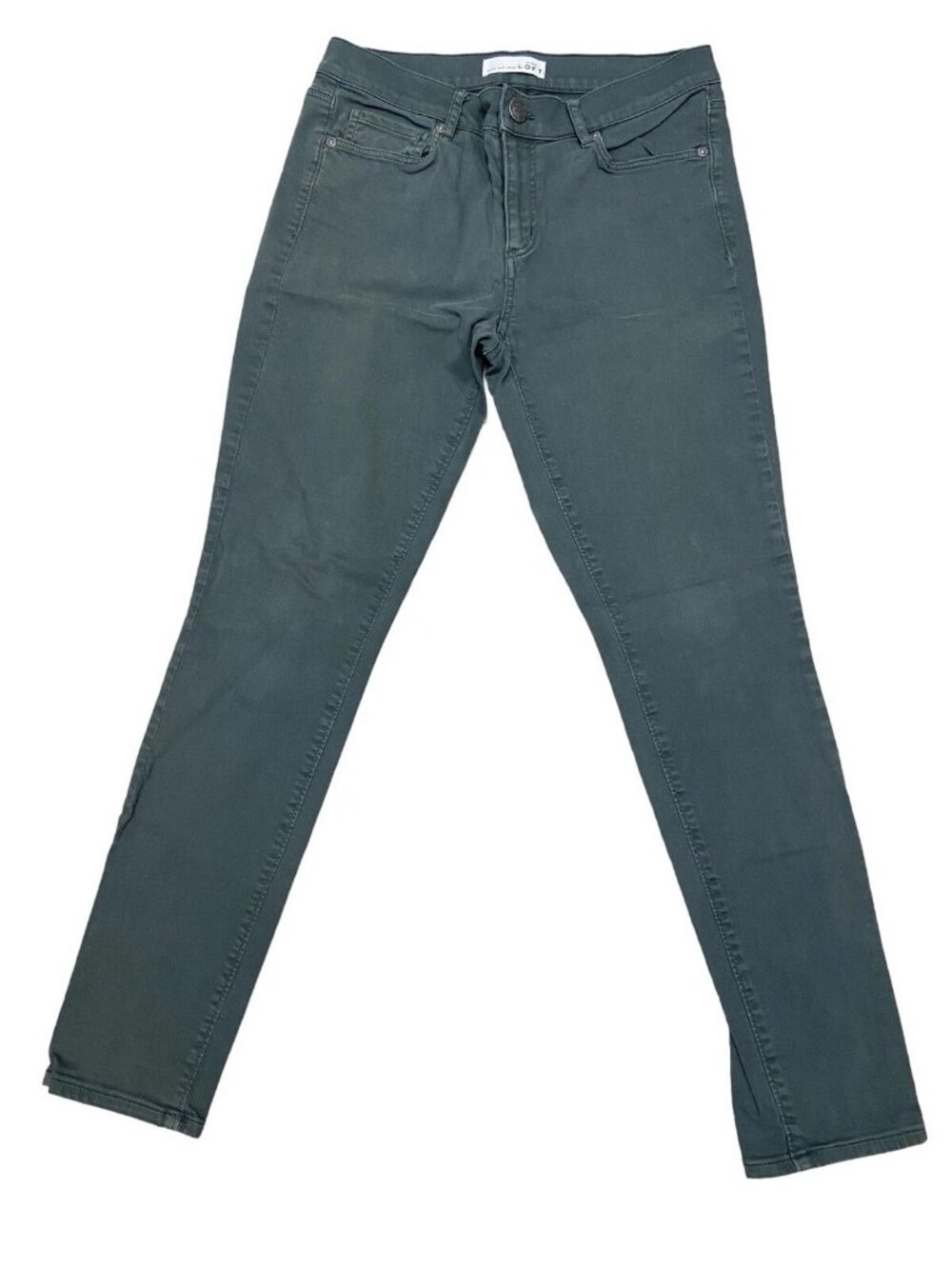 Ann Taylor Loft Pants Size 4 Casual Modern Skinny Army Green